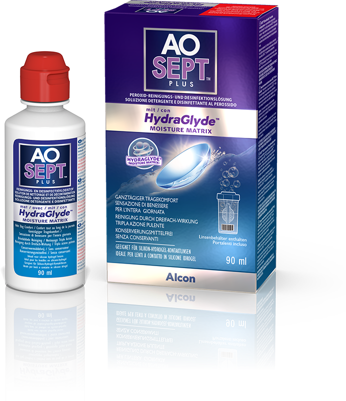 AOSEPT Hydraglyde Travelpack, Alcon (90 ml)